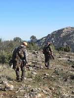 Montería de Arqueros en Fuencaliente, mancha  La Umbria en Sierra Madrona