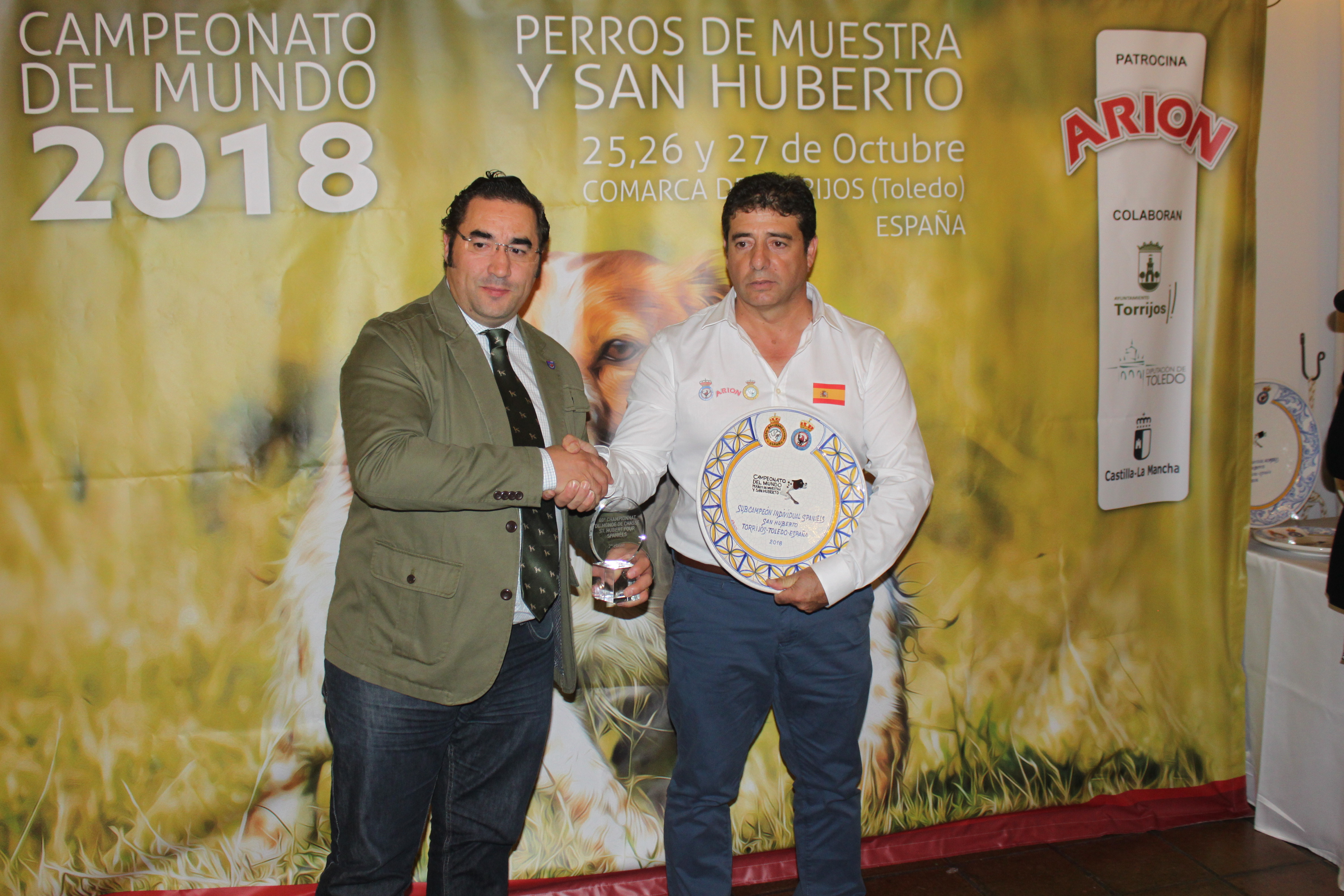 Gran papel de los representantes del equipo español en el Campeonato del Mundo de San Huberto