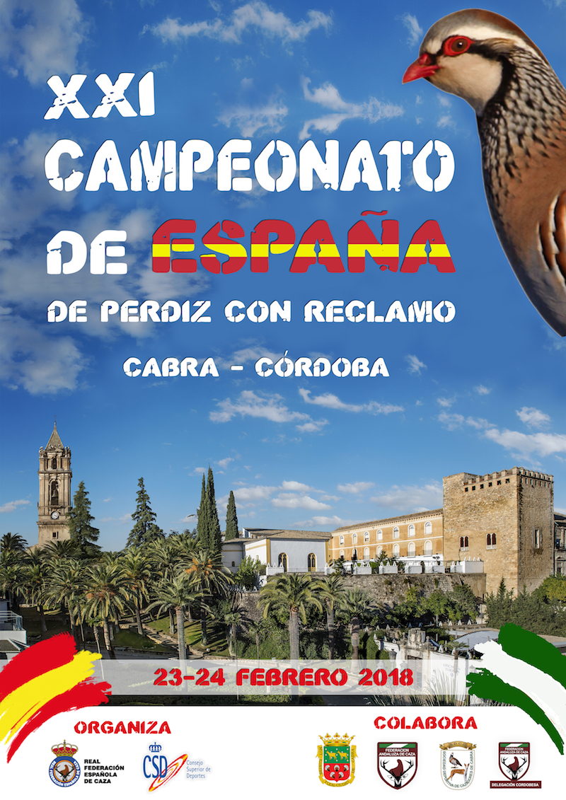 Cabra acogerá los próximos días 23 y 24 de febrero el XXI Campeonato de España de Caza de Perdiz con Reclamo Macho