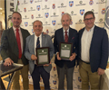  Mutuasport y FEDEXCAZA reconocen como Mutualistas de Honor a Alonso Álvarez de Toledo y a Manuel Gallardo por “su compromiso y su generosidad” con el sector